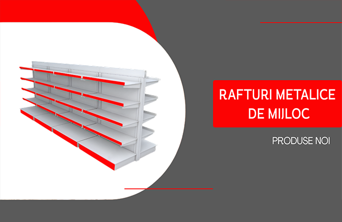 Rafturi metalice de mijloc