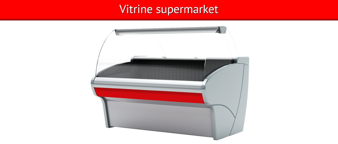 Vitrine supermarket 