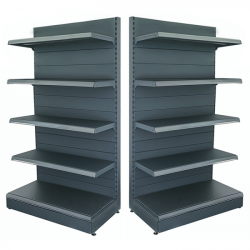 Raft magazin metalic de perete 125*225 baza 40 cm si 4 polite de 30 cm