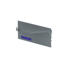 Polita coltar interior antracit pt raft metalic, 50 cm