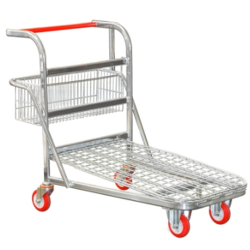 Platform Trolley with Basket 124*72*98 cm