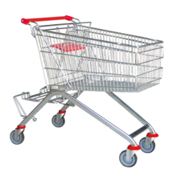 Supermarket Trolley 130 liters with Support and Babyseat