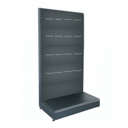 Wall Metal Shelf with Hooks 100*225 Base 50 cm
