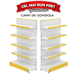 Étagère Gondole Métallique de Détail 100*180 Base 40 cm et 4 Étagères de 30 cm | Mobilier de Magasin