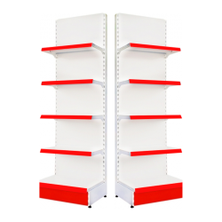 Wall Metal Shelf 100x220 cm Base 40 cm with 4 Shelves of 30 cm