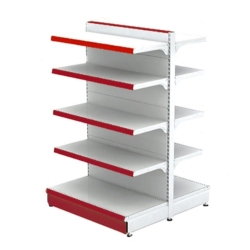 Étagères métalliques de vente au détail Gondoles 70*180 Base 50 cm et 8 étagères de 40 cm