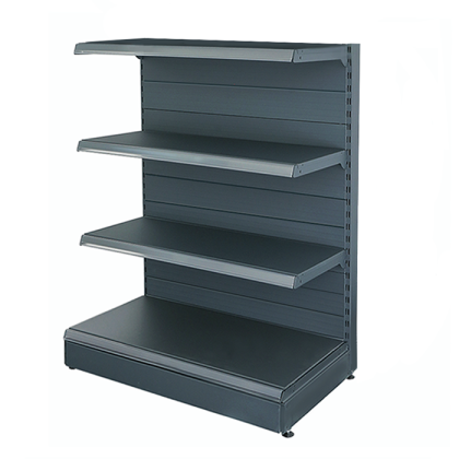 Étagère Gondole Métallique Retail 100*140 Base 50 cm et 3 Étagères de 40 cm
