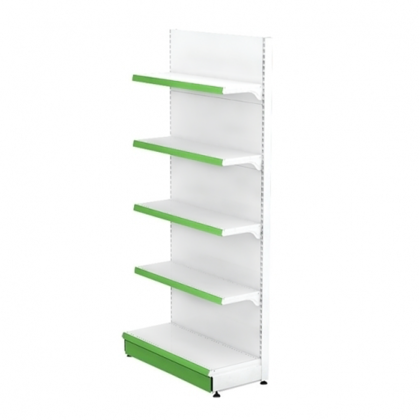 Estantería de pared metálica 70*220, base de 40 cm y 4 baldas de 30 cm