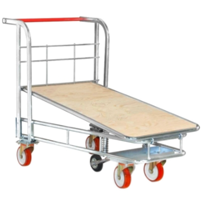 Platform Trolley with Wooden Base 105*75*125 cm