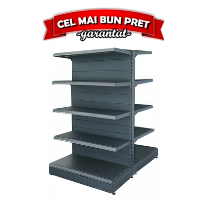 Retail Metal Gondola Shelf 70*180 Base 40 cm and 8 Shelves of 30 cm 