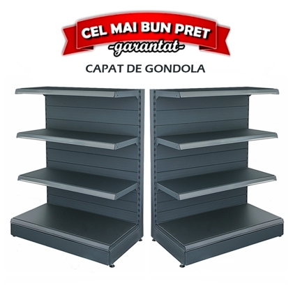 Retail Metal Gondola Shelf 100*140 Base 50 cm and 3 Shelves of 40 cm