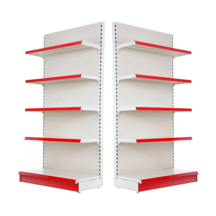 Metal Wall Shelf 90*220, Base 40 cm and 4 Shelves of 30 cm
