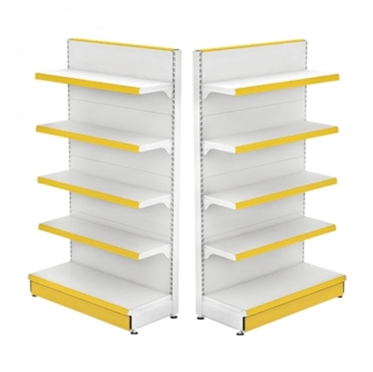 Retail Metal Gondola Shelf 100*180 Base 40 cm and 4 Shelves of 30 cm | Shop Furniture