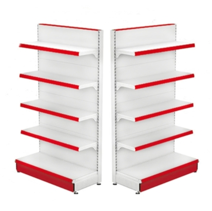 Raft metalic capat de gondola 100*180 baza 50 cm si 4 polite de 40 cm | Mobilier magazin