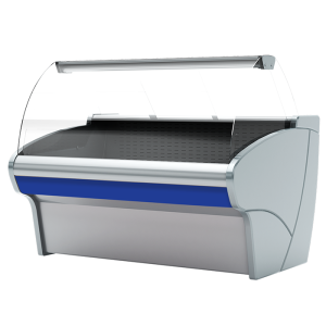 Vitrina frigorifica 258 cm cu racire statica si motor interior, temperatura 0...+7