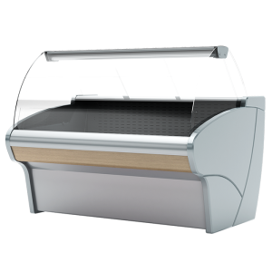Vitrina frigorifica 258 cm cu racire statica si motor interior, temperatura 0...+7
