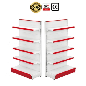 Raft metalic capat de gondola 100*180 baza 50 cm si 4 polite de 40 cm | Mobilier magazin