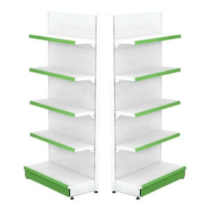 Raft metalic de perete 70*220 baza 40 cm si 4 polite de 30 cm