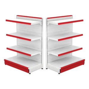 Raft metalic capat de gondola 100*140 baza 40 cm si 3 polite de 30 cm