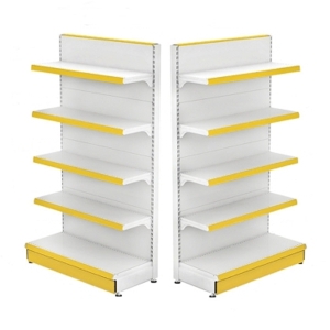 Raft metalic capat de gondola 100*180 baza 40 cm si 4 polite de 30 cm | Mobilier magazin