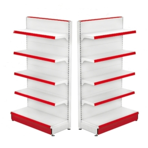 Raft metalic capat de gondola 100*180 baza 50 cm si 4 polite de 40 cm | Mobilier magazin