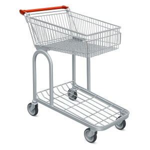 Carro plataforma 70 lt con cesta