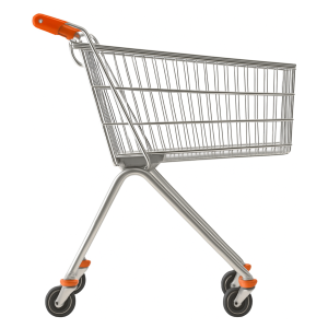 Chariot de supermarché pour enfants 40 litres