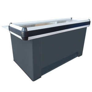 Masa tandem pentru casa de marcat 2.1 m, forma 'U', rama din PVC dur