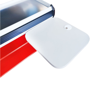 Masa tandem pentru casa de marcat 2.1 m, forma 'U', rama din PVC dur